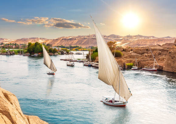 Nile felucca sunset experience